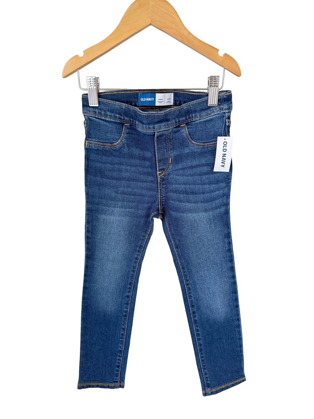 Old Navy Girls Dark Blue Stretch Denim Jeggings NWT 5T